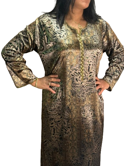 Robe de maison Marocaine Marron