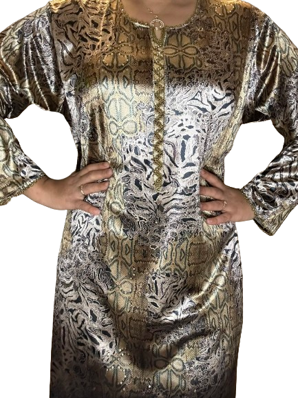 Robe de maison Marocaine Marron